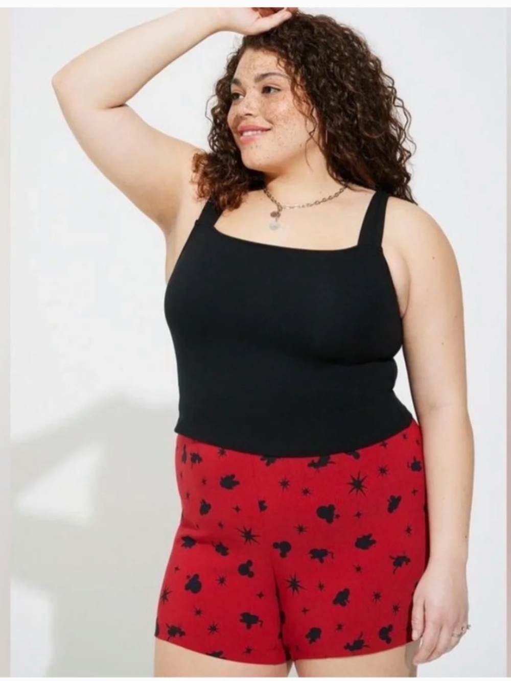 TORRID x DISNEY Americana Mickey & Friends Pull On Shorts Red Size 6X